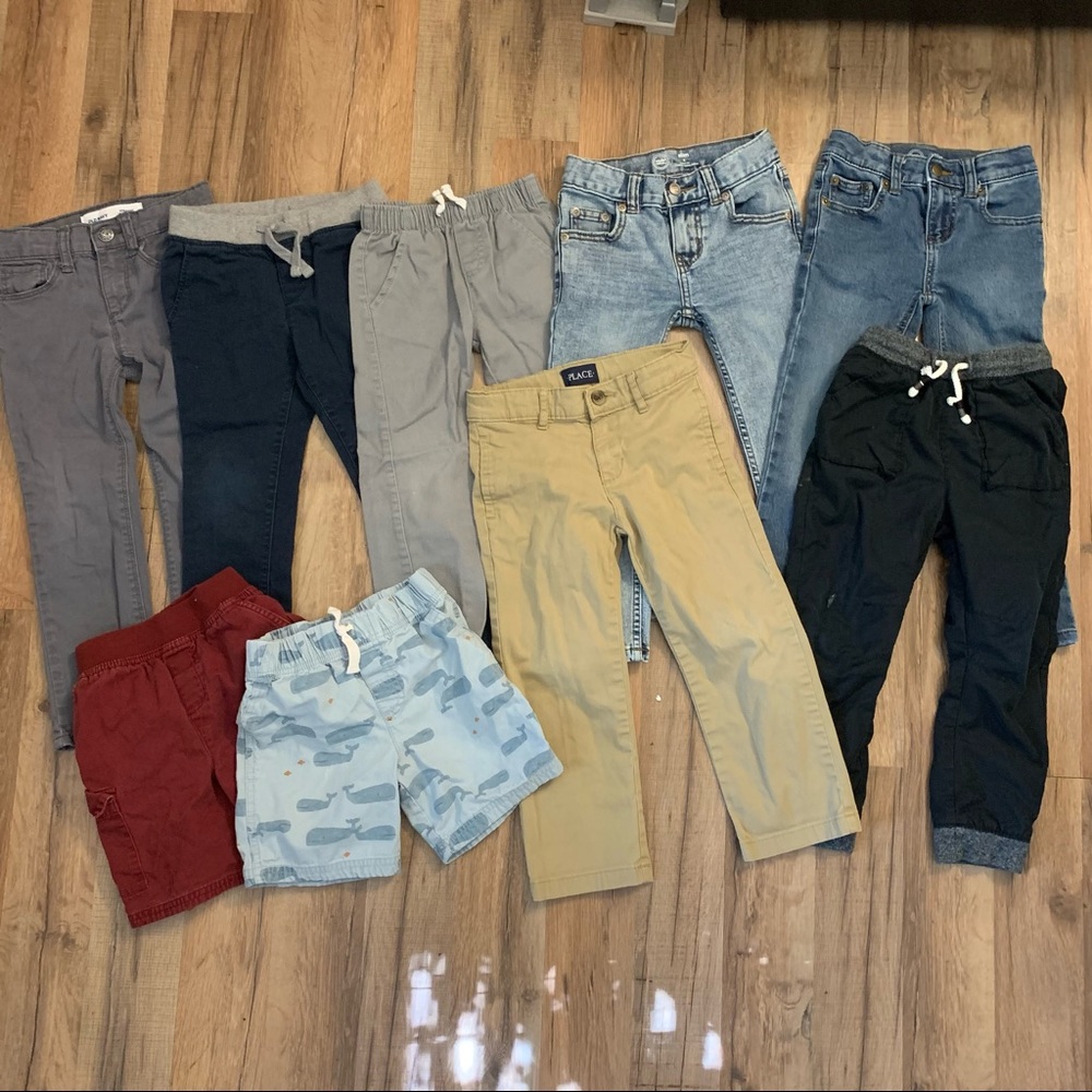 4T boys bundle lot - pants, jeans, joggers, shorts